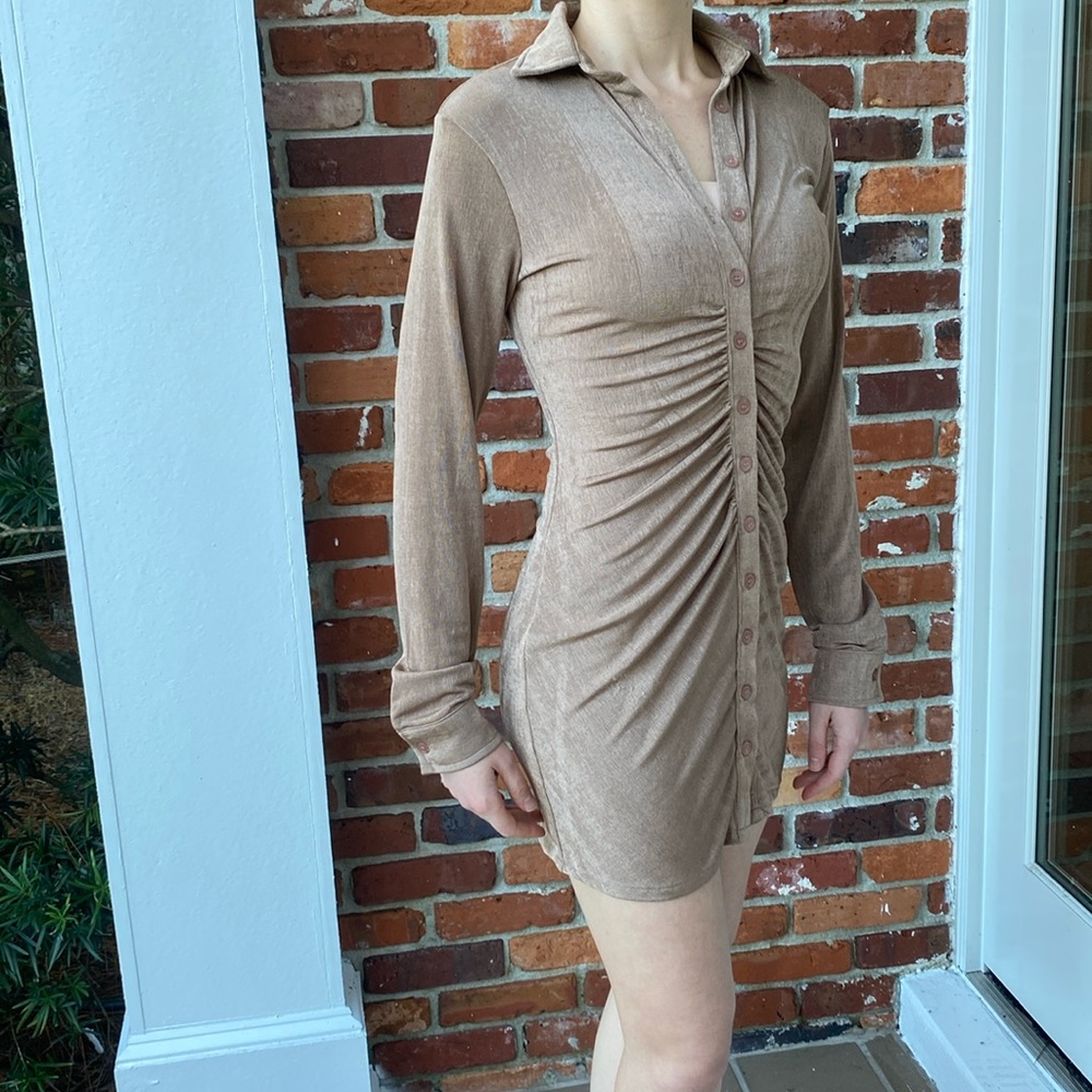 Button up dress